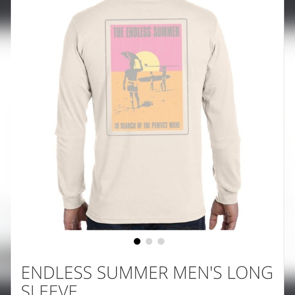 STUNNING MALIBU THE ENDLESS SUMMER LONG SLEEVE TSHIRT